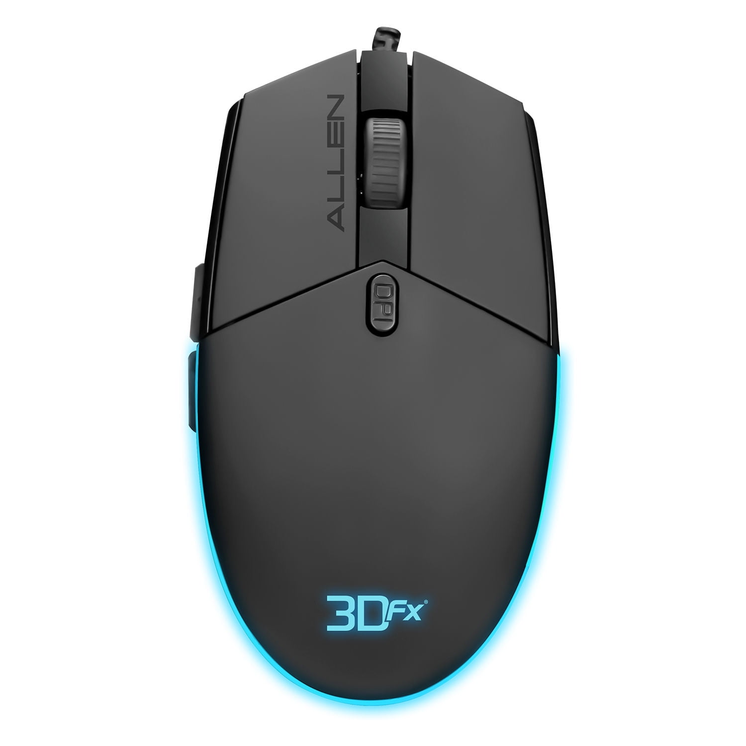 3Dfx - Mouse Gaming Allen Negro