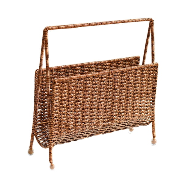 Estantería De Pie Con Forma De Cesta Para Libros Y Revistas, Con Aspecto De Ratán, Para La Decoración Del Hogar De La Habitación De Un Bebé.