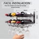 thumbnail image 4 of Rack de Almacenamiento de Vino Estante Flotante 2 niveles Soporte para Botellas de Vino y Copas, 4 of 7