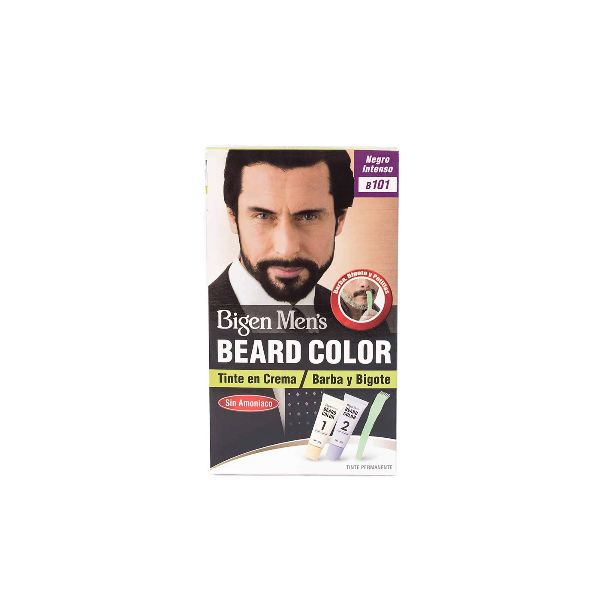 Bigen Men S Beard - Tinte Colorante Barba Y Bigote Color #b101 Negro Intenso