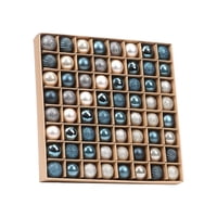 Bothyi - 64 Uds Adornos De Bolas De Navidad Colgante Diy Para El Hogar Del Día De San Valentín En El Patio Trasero Azul Y Dorado