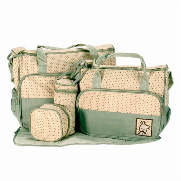 Bolso Maternal 5 Piezas Color Verde