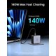 thumbnail image 2 of Cargador UGREEN Nexode X, 160 W, USB C PD 3.1, 4 puertos GaN MacBook, 2 of 8