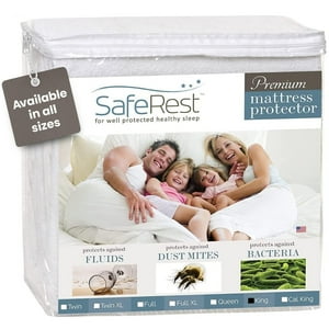 Protector De Colchón Saferest 100% Impermeable Tamaño King