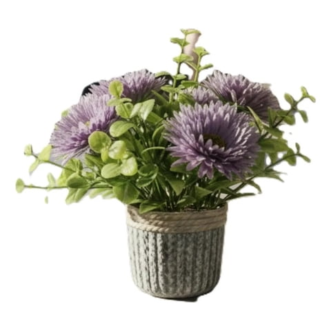 Genérico - Planta Decorativa Artificial Crisantemos Silvestres Jhn