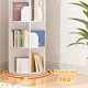 thumbnail image 3 of Biblioteca Giratoria Librero Organizador Blanco 125x46x46cm, 3 of 8