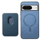 thumbnail image 2 of Funda de Cuero Magnética con Tarjetero para Google Pixel 8A Cubierta Delgada Azul, 2 of 5