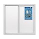 thumbnail image 1 of Ventana PVC 100x100cm Corredera Blanco, 1 of 3