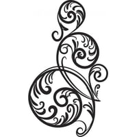 Rienda Libre Graphics - Decomural Circular Swirl Corner Pattern Ws-18275