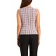 thumbnail image 3 of INSPIRE CHIC Top de Tweed para Mujer sin Mangas Cuello Redondo Estampado de Cuadros Cintura Cremallera Hebilla Espalda Blusa Tops XS Rosa Blanco, 3 of 6
