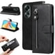 thumbnail image 1 of Funda con Cremallera para OPPO A58 4G, Carcasa Cartera de Cuero PU con Soporte y Tarjetero, 1 of 6