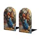 thumbnail image 1 of Oso Paddington Sujetalibros decorativos temáticos, tope para estantería con base antideslizante, uso dual para hogar y oficina - 2 piezas, 1 of 6