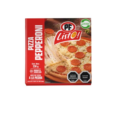 Pizza Pepperoni 230 G Pf Listo