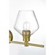 thumbnail image 4 of Aplique de Pared Living District Gene 2 Vidrio Satinado Dorado, 4 of 9