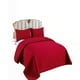 thumbnail image 2 of Cubrecama De Verano Unicolor Con Pompon Pym Color Rojo, 2 of 4