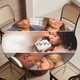 thumbnail image 5 of Madre E Hijos theme Fitted Round Tablecloths Elastic Edged Table Covers Waterproof Table Cloth For Kitchen Holiday Party Tables Decor 120cm, 5 of 6