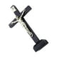 thumbnail image 1 of Cruz De Madera Crucifijo Estatua De Jesús Adorno Para Estante Decoración Regalos Negro, 1 of 2