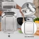 thumbnail image 3 of Fiambrera Bento de acero inoxidable para adultos, recipiente para refrigerios, doble protección contra fugas, compartimentos ajustables (1400 ml), 3 of 7