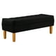 thumbnail image 2 of Banqueta Wood 2c Felpa 04 Negro, 2 of 4