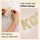 thumbnail image 3 of Guirnalda de letras BEISHIDA de 116 piezas, 3,94 in (10 cm), con glitter, 3 of 3