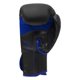 thumbnail image 3 of Guantes de boxeo adidas Hybrid 80 para boxeo, kickboxing, artes marciales mixtas, bolsa, entrenamiento y acondicionamiento físico, guantes de boxeo para hombre y mujer, peso (10 oz, negro/azul), 3 of 8