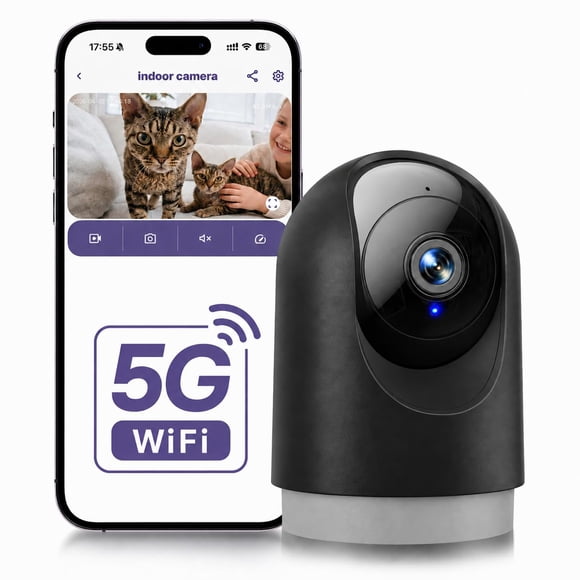 Cámara interior YOTON 2K 5G Wi‑Fi con seguimiento de movimiento