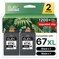 Cartucho De Tinta Ejet 67Xl Negro De Alto Rendimiento Para Hp Deskjet 2700