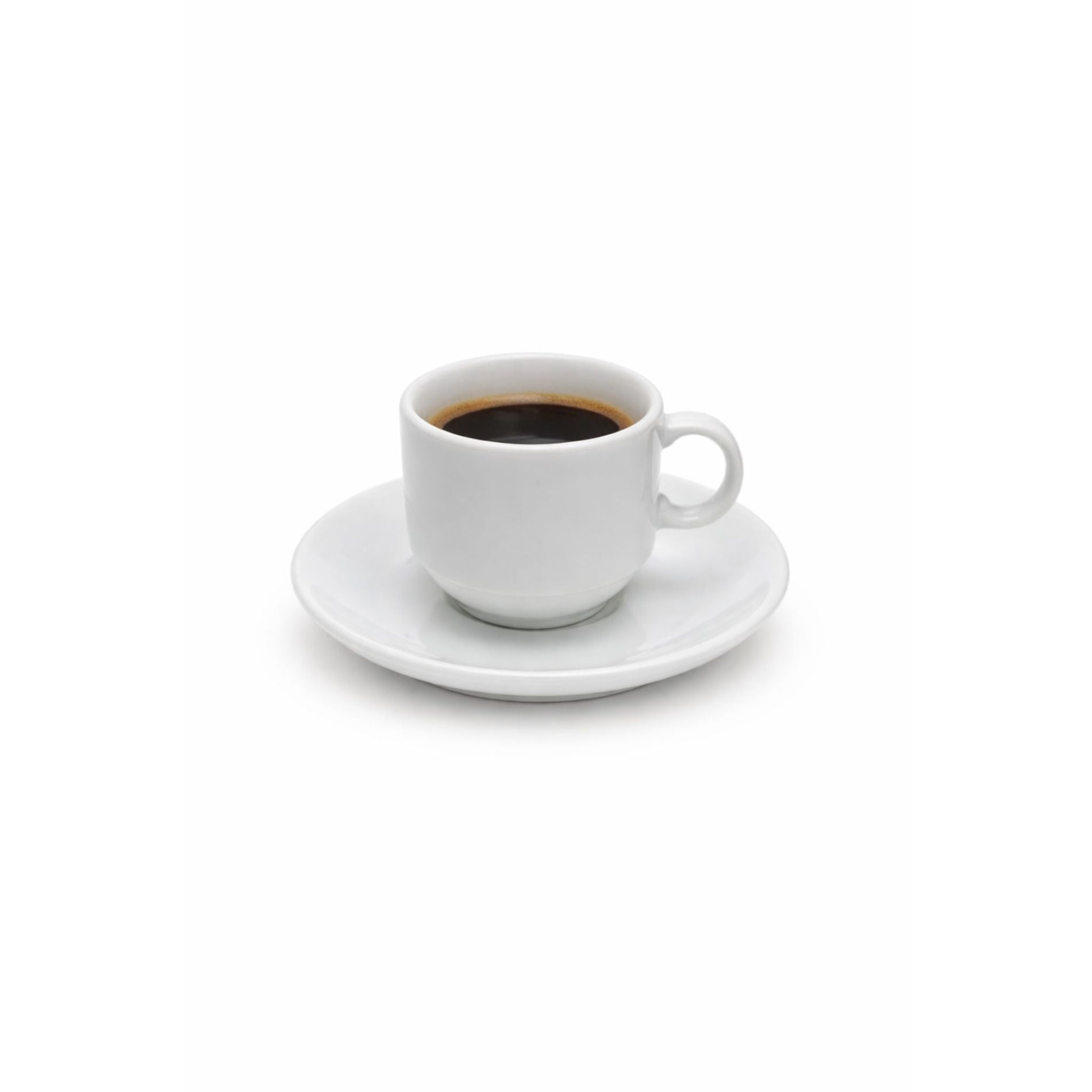 Genérico - Juego De Tazas Café Espresso + Platillos 90ml