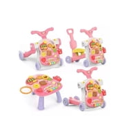 Huanger - Caminadora Corre Pasillos 4 En 1 Multifuncional Con Música Rosado