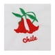 thumbnail image 1 of Pañuelo de 28x28 cm Diseño Copihue Chile Fiestas Patrias, 1 of 3