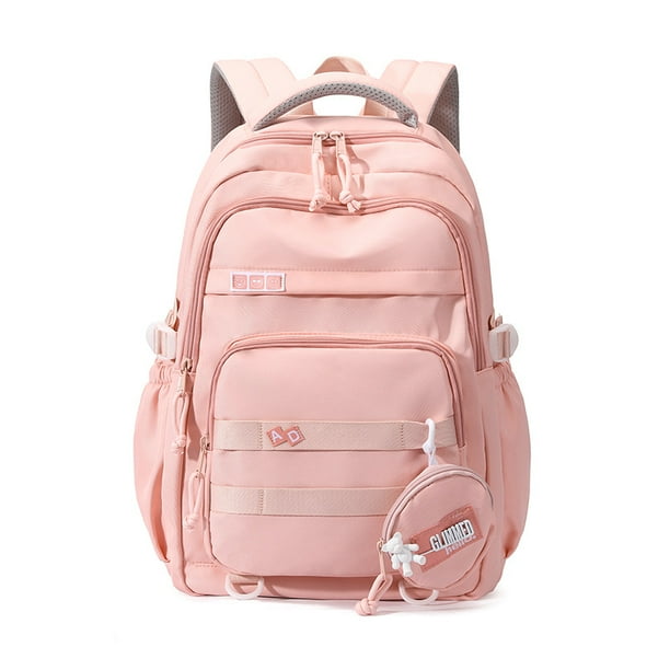 Fengdong middle school bags for girls high school simple backpack teenage girls lightweight backpack large capacity book bag