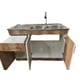 thumbnail image 2 of Kit Lavaplatos con mueble 120x50 Doble Cafe Secador Izquierdo, 2 of 5