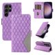 thumbnail image 1 of Funda Cartera para Samsung Galaxy S24 Ultra con Tarjetero Soporte y Correa Morado, 1 of 6