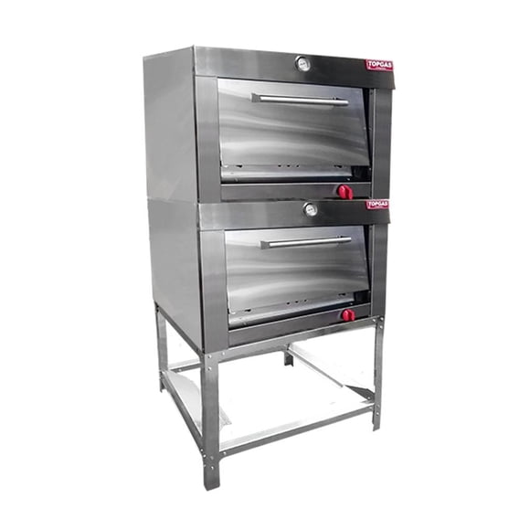 Horno a Gas 2 Camaras Enlozada 65X65 GLP