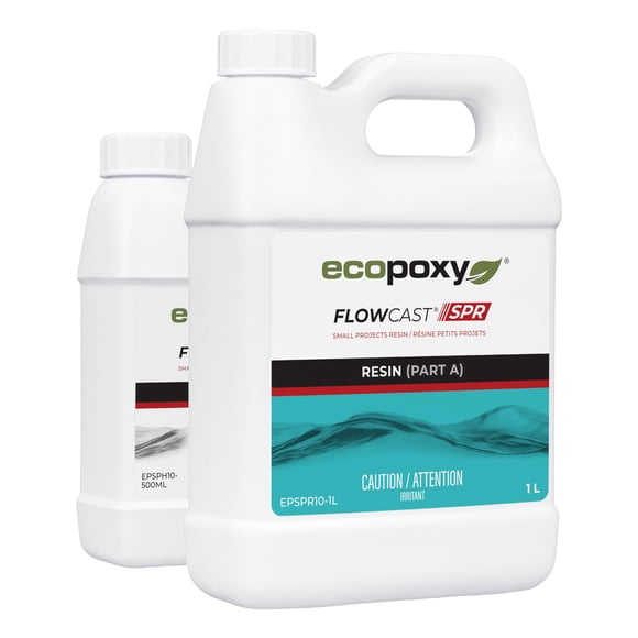 Kit de resina epoxi EcoPoxy FlowCast SPR 1,5 L resistente a los rayos UV