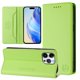 thumbnail image 2 of Funda Billetera con Soporte para iPhone 16 Pro Max Bloqueo RFID Plegable Verde claro, 2 of 6