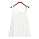 thumbnail image 1 of Camiseta plisada sexy con cuello en V y corte holgado para mujer, talla grande, 1 of 7