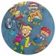 thumbnail image 3 of Rocket Power Alfombra Redonda de Felpa Coral, Antideslizante, No Desprende Pelusas, Lavable y Duradera para Salón, Dormitorio y Habitación de Niños 60cm, 3 of 6