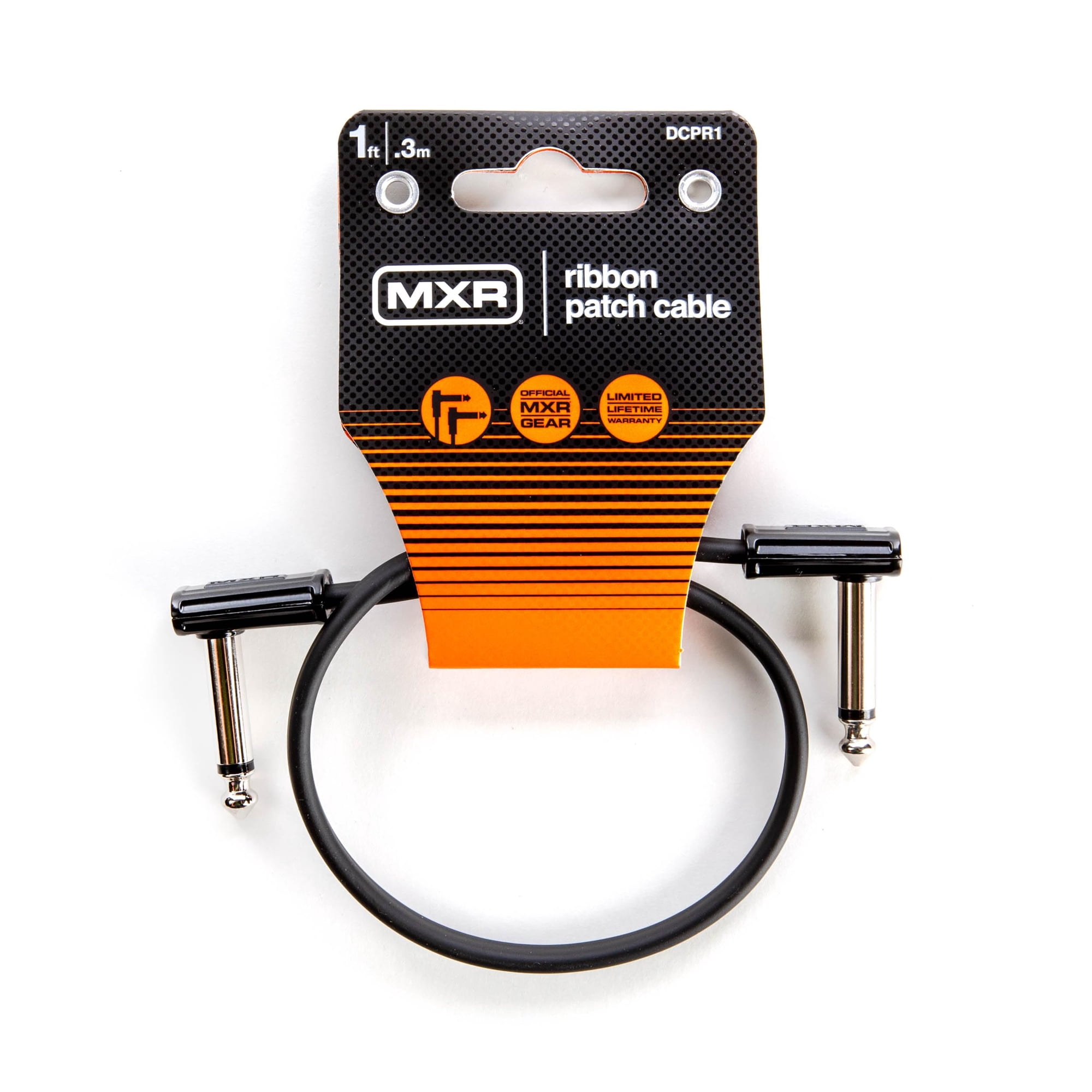 Cable De Conexión Jim Dunlop Mxr Ribbon De 0,3 M En Ángulo Recto 1/4