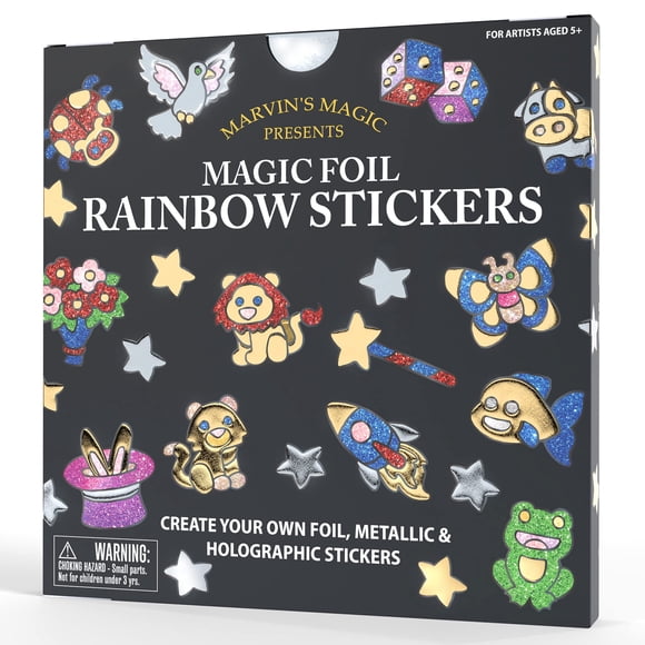 Art Supplies Marvin's Magic Foil Rainbow, 150 pegatinas