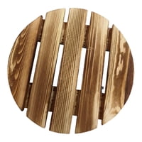 Magideal - Bandeja Móvil Para Plantas, Base De Rodillo Para Macetas, Adorno De Madera Con Rueda Giratoria, Bandeja Para Maceta, Soporte Rodante Para Plantas Para Diámetro 35Cm