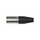 thumbnail image 2 of Conector canon XLR macho de 3 polos gris, 2 of 2