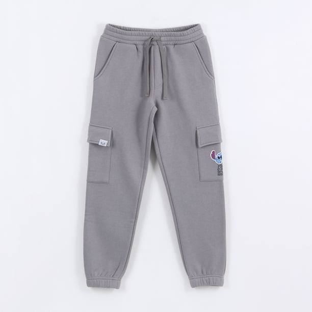 Pantalón de Buzo Niña Cargo Lilo & Stitch Gris Disney