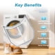 thumbnail image 4 of Filtro de pelusa para secadora SDRZJX W11758174 Whirlpool Maytag, 4 of 9
