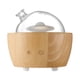 thumbnail image 1 of Apagado Sin Agua Silencioso Estupendo De La Luz Del Humectador Del Aceite Esencial De Cristal De Madera, 1 of 5