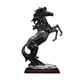 thumbnail image 1 of Estatua De Caballo De Pie, Estatua De Caballo Grande Para Estante De Escritorio, Armario Negro, 1 of 5