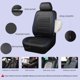 thumbnail image 3 of Fundas universales impermeables de cuero PU para asientos de auto, 3 of 9