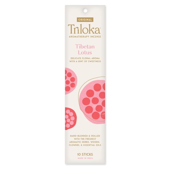 Triloka Incienso Original, Loto Tibetano, 10 varillas