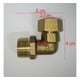 thumbnail image 2 of Codo De Bronce He 1/2 - Hi 1/2 , Media Pulgada, Cocina Baño, 2 of 4