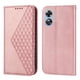 thumbnail image 1 of Funda Flip FOXDOCK para OPPO Reno 8T 4G , Estilo Billetera con Diseño Rombo, Correa de Mano y Soporte, Uso Diario, 1 of 6